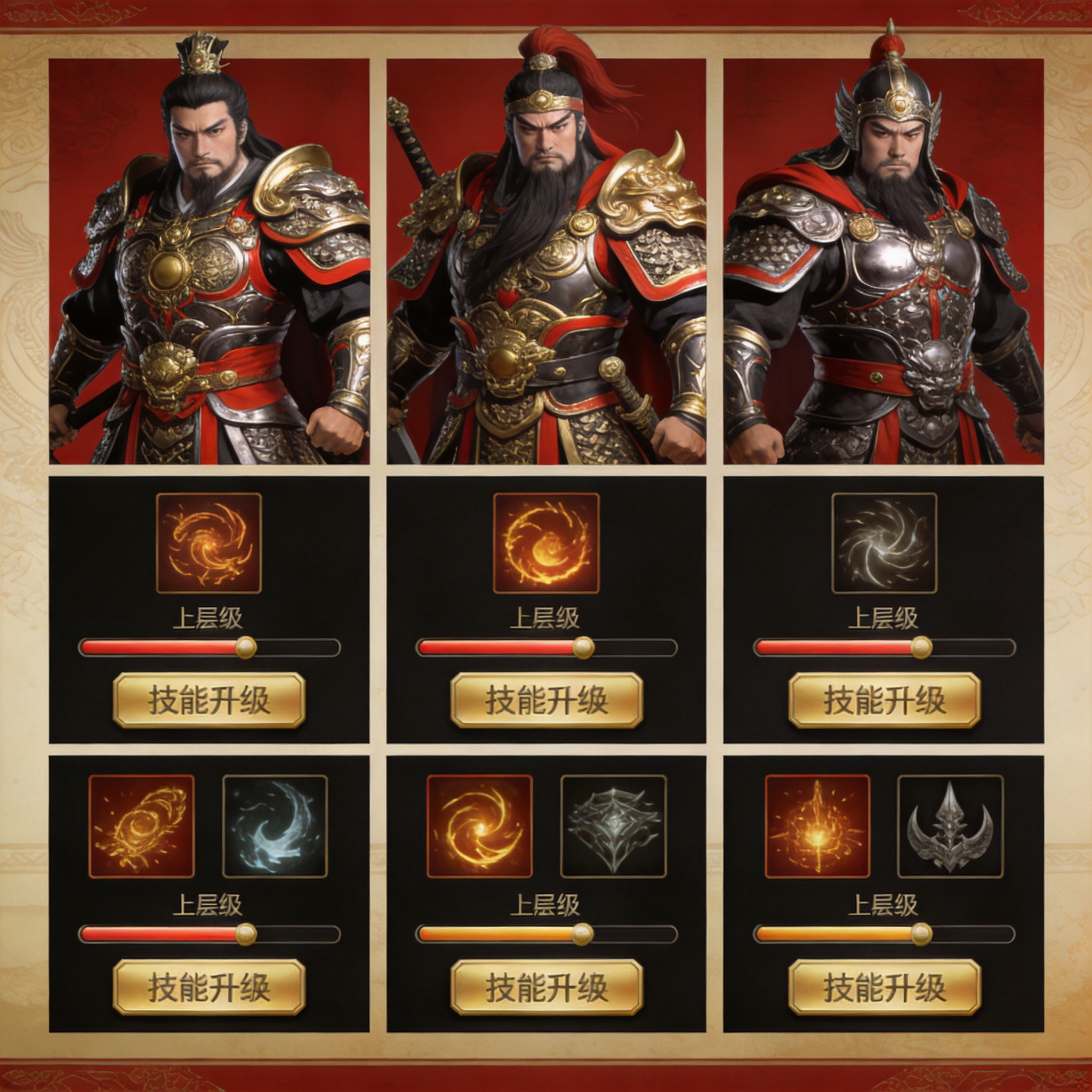 三国冰河时代武将觉醒前后对比
