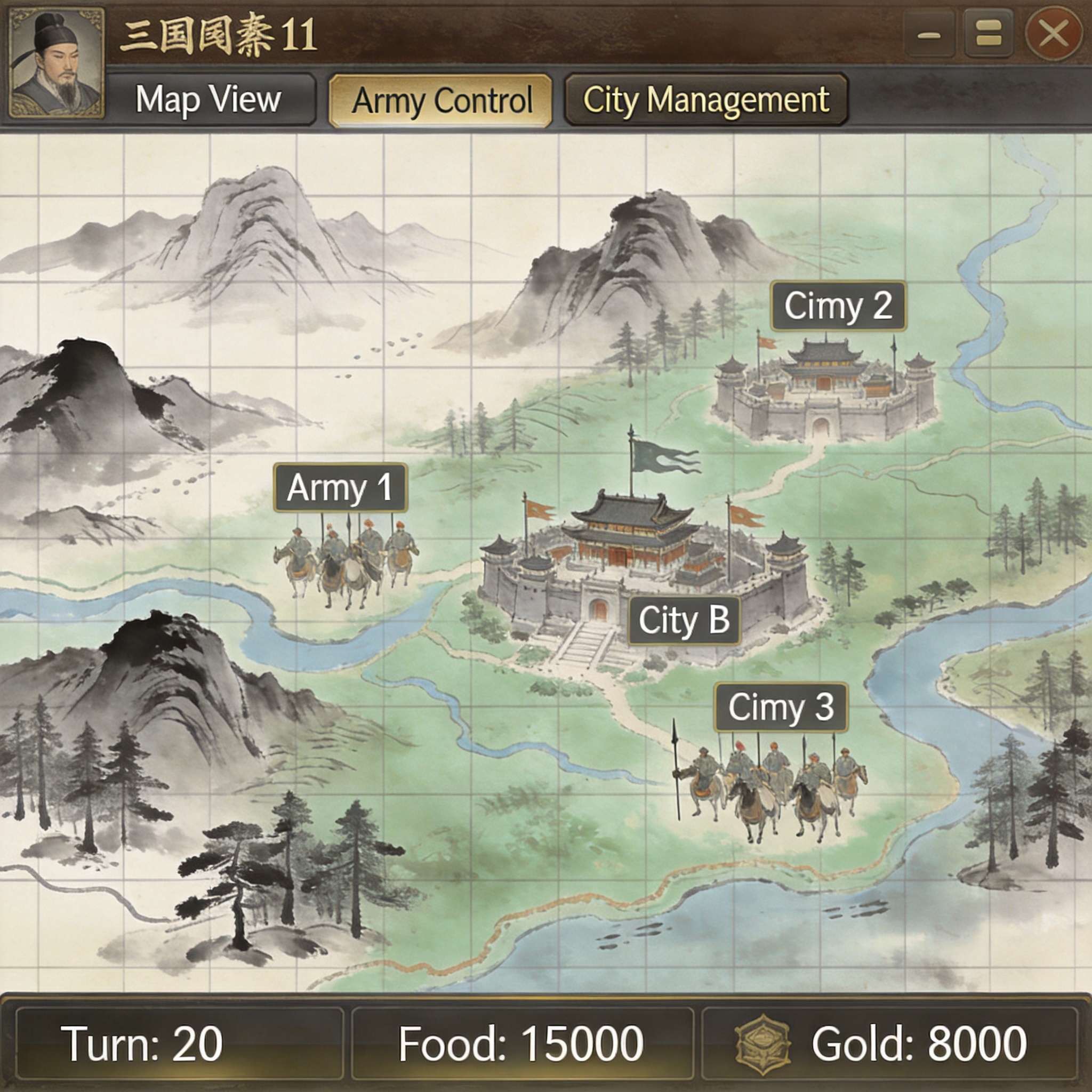 三国志11攻城战